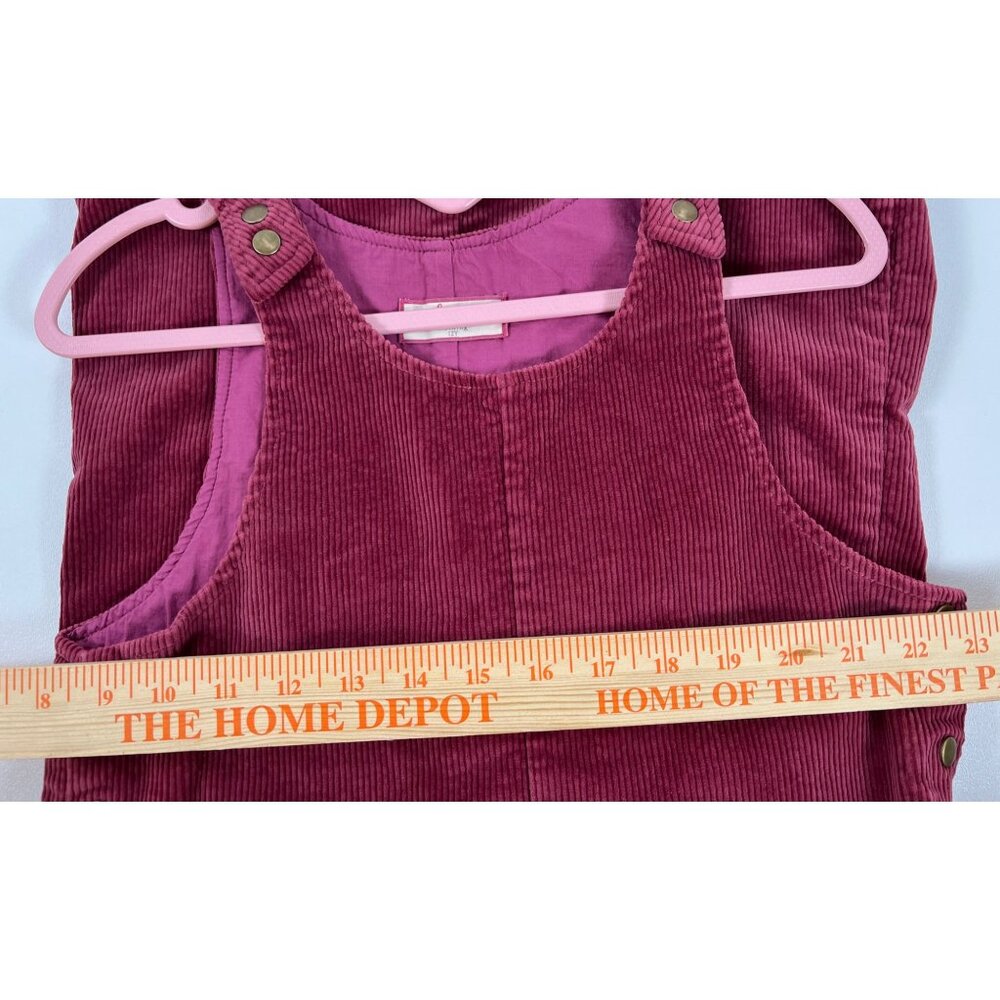 Cheeky Plum Parker Corduroy Jumper Dress Wild Plum - Picture 6 of 12